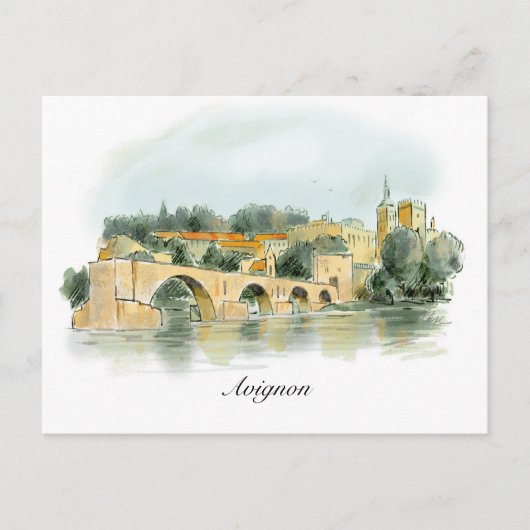 Carte postale Avignon (Devant)