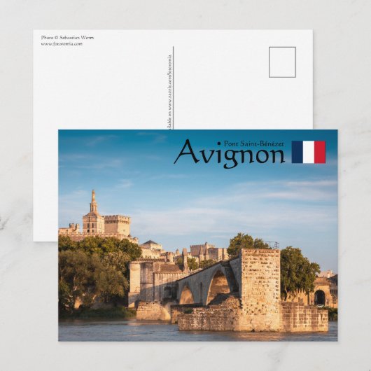Carte Postale Avignon France (Devant / Derrière)