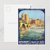 Carte Postale Avignon France voyage vintage (Devant / Derrière)