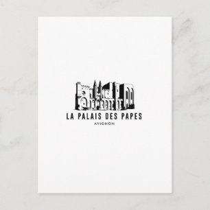 Carte Postale Avignon Palais des Papes Poster Historique Deco