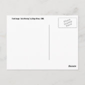 Carte postale "Avila Morning" de Rivera (Dos)