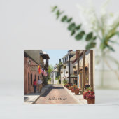 Carte Postale Aviles street St Augustine, Floride (Debout devant)