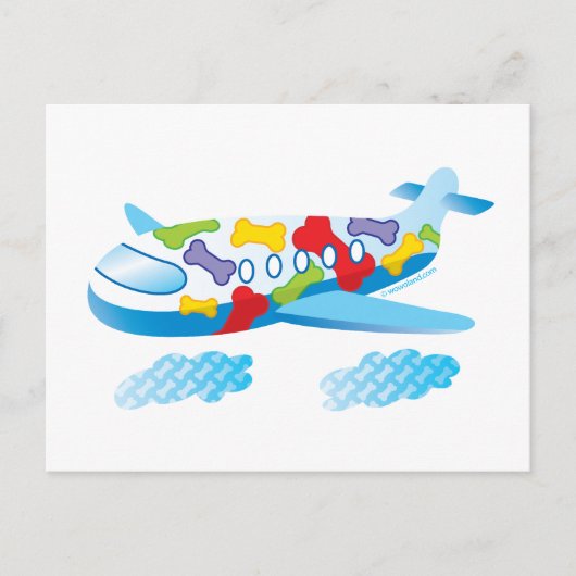 Carte postale "Avion" (Devant)