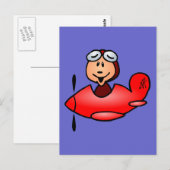 Carte Postale Avion (Devant / Derrière)