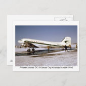 Carte postale avion (Devant / Derrière)