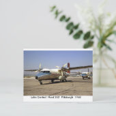 Carte postale avion (Debout devant)