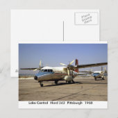 Carte postale avion (Devant / Derrière)