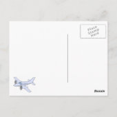 Carte Postale Avion (Dos)