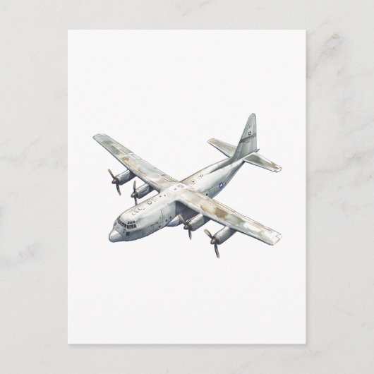 Carte Postale Avion (Devant)