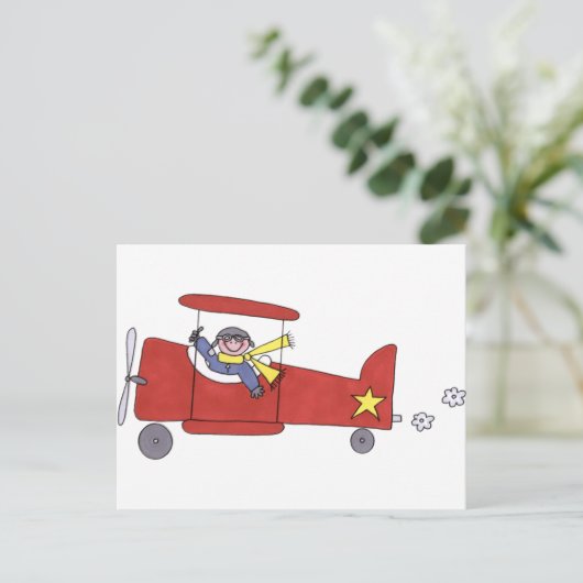 Carte Postale Avion (Debout devant)