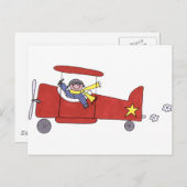 Carte Postale Avion (Devant / Derrière)