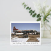 Carte postale avion (Debout devant)