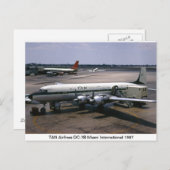 Carte postale avion (Devant / Derrière)