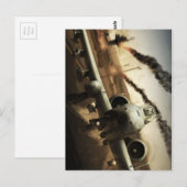 Carte Postale Avion A-10 Thunderbolt (Devant / Derrière)