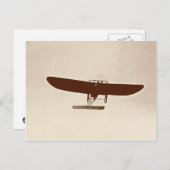 Carte Postale Avion ancien (Devant / Derrière)
