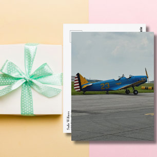 Carte Postale Avion Ancien Fairchild PT-19 Anniversaire de l'Avi