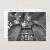 Carte Postale Avion au-dessus de la centrale électrique de Batte (Devant / Derrière)