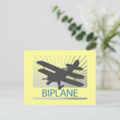 Carte Postale Avion Biavion (Debout devant)