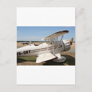 Carte Postale Avion biplane Waco