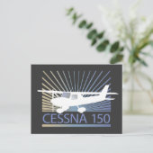 Carte Postale Avion Cessna 150 (Debout devant)