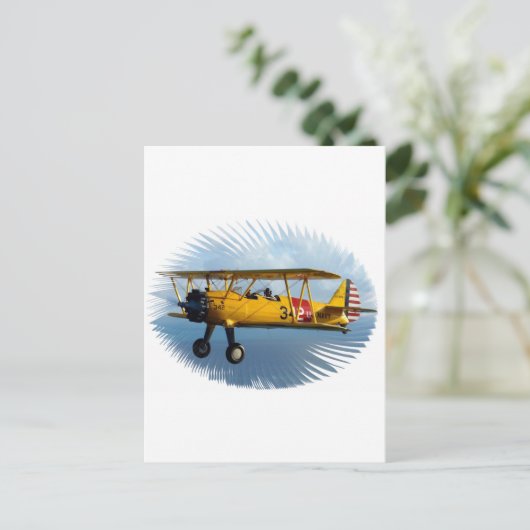 Carte Postale avion classique (Debout devant)