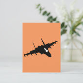 Carte Postale avion de chasse (Debout devant)
