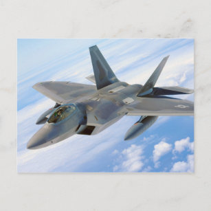 Carte Postale Avion de chasse militaire