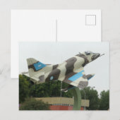 Carte Postale Avion de combat argentin (Devant / Derrière)