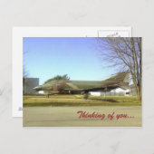 Carte postale avion de combat (F4-fantôme) (Devant / Derrière)