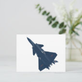 CARTE POSTALE AVION DE COMBAT RUSSIE (Debout devant)