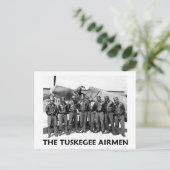 Carte Postale Avion de Tuskegee (Debout devant)