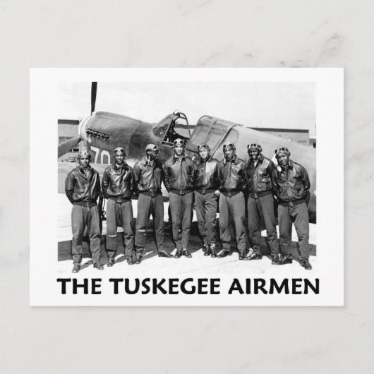 Carte Postale Avion de Tuskegee (Devant)