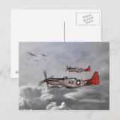 Carte Postale Avion de Tuskegee (Devant / Derrière)