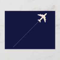avion de voyage avec ligne pointillée