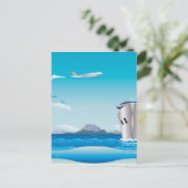 Carte Postale Avion et navire 2 (Debout devant)