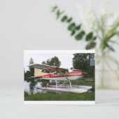 Carte Postale Avion flottant 3, Lake Hood, Anchorage, Alaska, US (Debout devant)