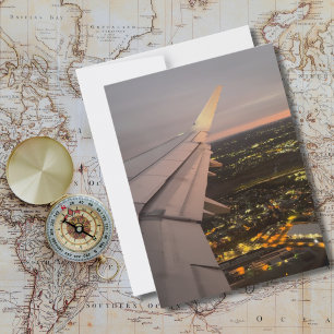 Carte Postale Avion Photo Sunrise Horizon Air