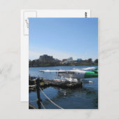 Carte Postale Avion pittoresque à Victoria (Devant / Derrière)