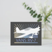 Carte Postale Avion Vans RV-7 (Debout devant)
