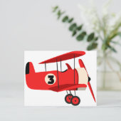 Carte Postale Avion vintage (Debout devant)