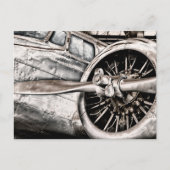 Carte Postale Avion vintage (Devant)