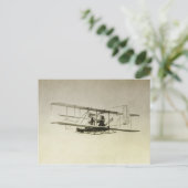 Carte Postale avion vintage (Debout devant)