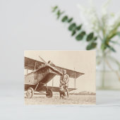 Carte Postale avion vintage (Debout devant)