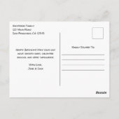 Carte Postale Avion vintage mou Teddy Bear Avion (Dos)