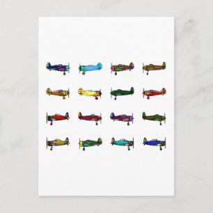 Carte Postale avions