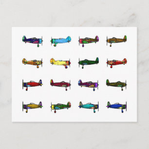 Carte Postale avions