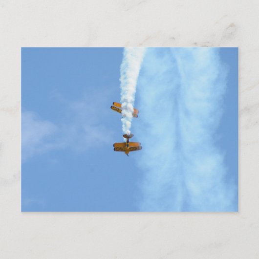 Carte Postale Avions acrobatiques (Devant)