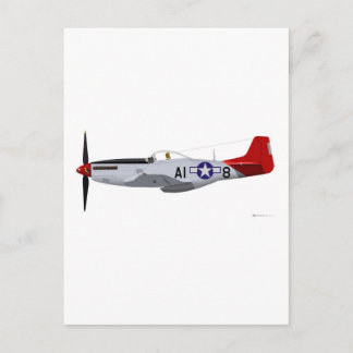 Carte Postale Avions nord-américains P-51D Mustang Tuskegee