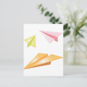 Carte Postale Avions papier (Debout devant)