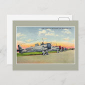 Carte Postale Avions vintages Maxwell Field Montgomery AL (Devant / Derrière)